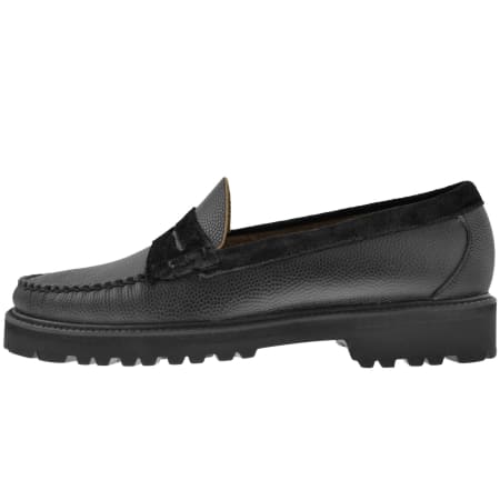 Mens black designer loafers discount